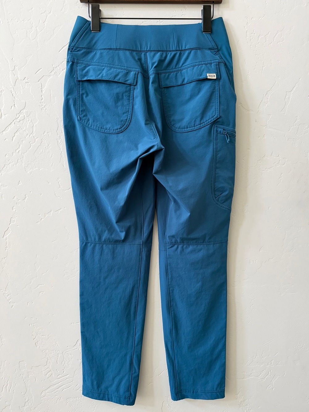 Duluth Trading Co Flexpedition Pull On Slim Leg Pants Size 6 Blue Hiking Travel - Picture 3 of 14